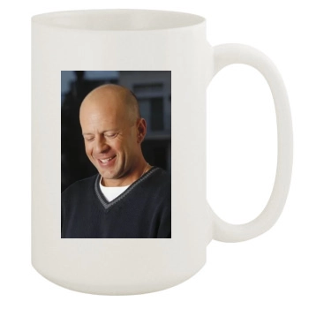 Bruce Willis 15oz White Mug