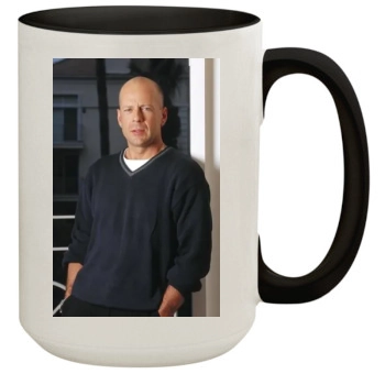 Bruce Willis 15oz Colored Inner & Handle Mug