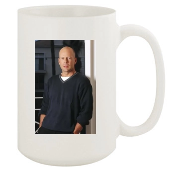 Bruce Willis 15oz White Mug