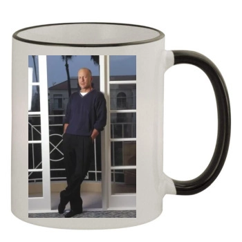 Bruce Willis 11oz Colored Rim & Handle Mug