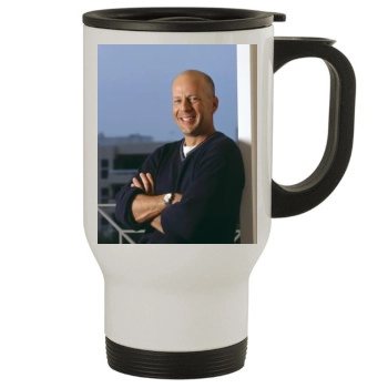 Bruce Willis Stainless Steel Travel Mug