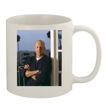 Bruce Willis 11oz White Mug