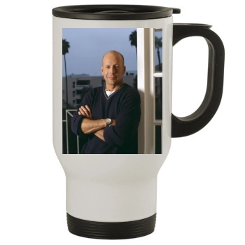 Bruce Willis Stainless Steel Travel Mug