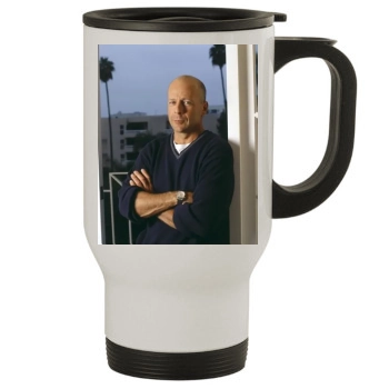 Bruce Willis Stainless Steel Travel Mug