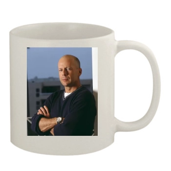 Bruce Willis 11oz White Mug