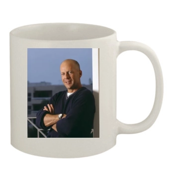 Bruce Willis 11oz White Mug