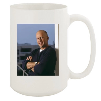 Bruce Willis 15oz White Mug