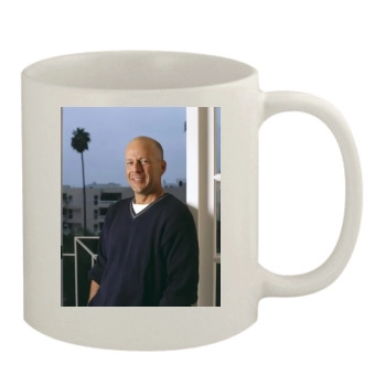 Bruce Willis 11oz White Mug