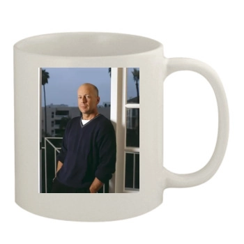 Bruce Willis 11oz White Mug