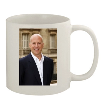 Bruce Willis 11oz White Mug