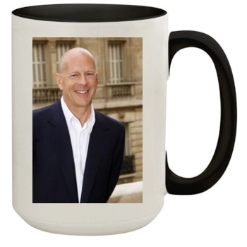 Bruce Willis 15oz Colored Inner & Handle Mug