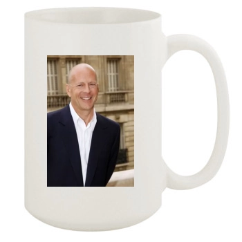 Bruce Willis 15oz White Mug