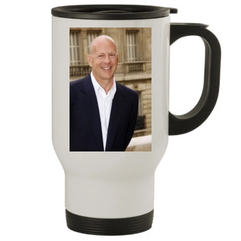 Bruce Willis Stainless Steel Travel Mug