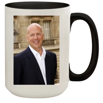 Bruce Willis 15oz Colored Inner & Handle Mug