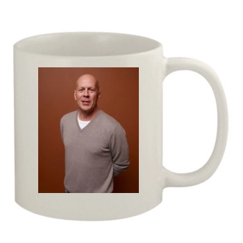 Bruce Willis 11oz White Mug