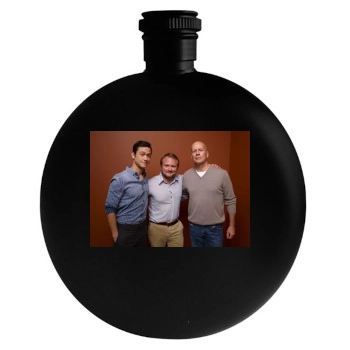 Bruce Willis Round Flask