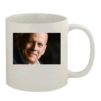 Bruce Willis 11oz White Mug