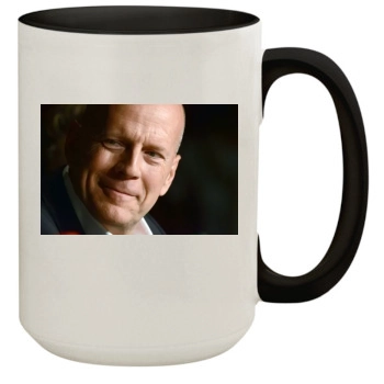 Bruce Willis 15oz Colored Inner & Handle Mug