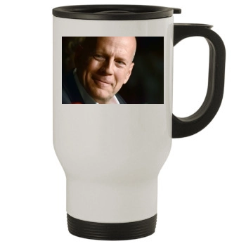 Bruce Willis Stainless Steel Travel Mug