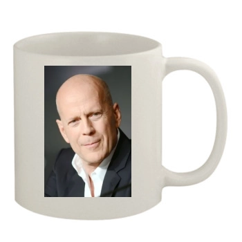 Bruce Willis 11oz White Mug