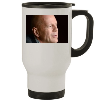 Bruce Willis Stainless Steel Travel Mug