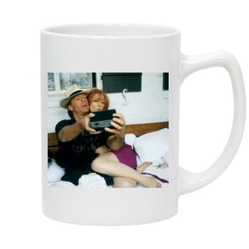 Bruce Willis 14oz White Statesman Mug