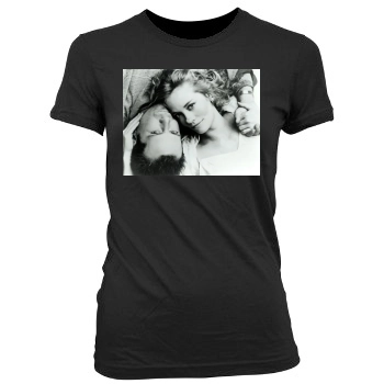 Bruce Willis Women's Junior Cut Crewneck T-Shirt