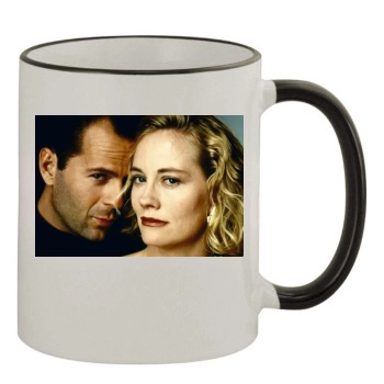 Bruce Willis 11oz Colored Rim & Handle Mug