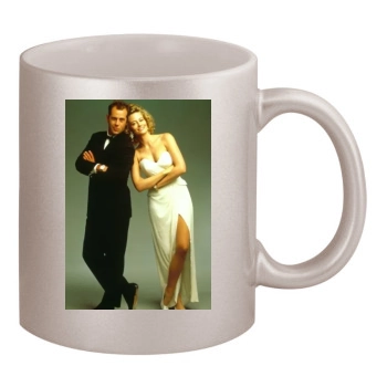 Bruce Willis 11oz Metallic Silver Mug