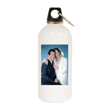 Bruce Willis White Water Bottle With Carabiner