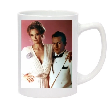 Bruce Willis 14oz White Statesman Mug