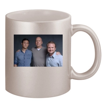 Bruce Willis 11oz Metallic Silver Mug