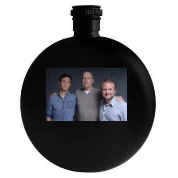 Bruce Willis Round Flask