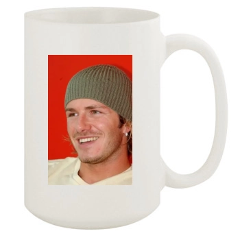 David Beckham 15oz White Mug