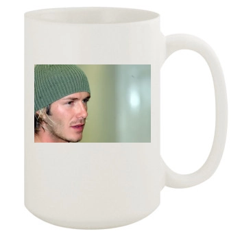 David Beckham 15oz White Mug