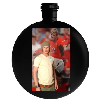 David Beckham Round Flask