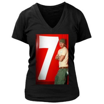 David Beckham Women's Deep V-Neck TShirt