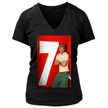 David Beckham Women's Deep V-Neck TShirt