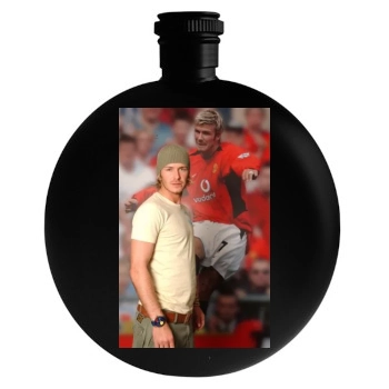 David Beckham Round Flask