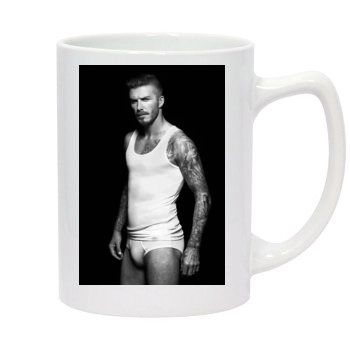 David Beckham 14oz White Statesman Mug