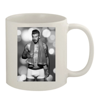 David Beckham 11oz White Mug