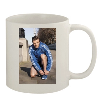 David Beckham 11oz White Mug