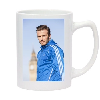David Beckham 14oz White Statesman Mug