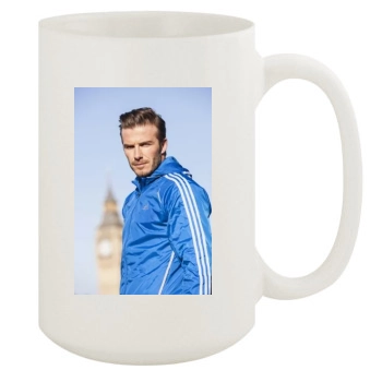 David Beckham 15oz White Mug