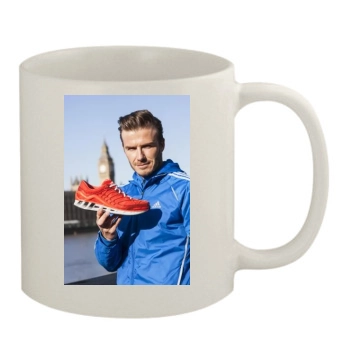 David Beckham 11oz White Mug