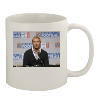 David Beckham 11oz White Mug