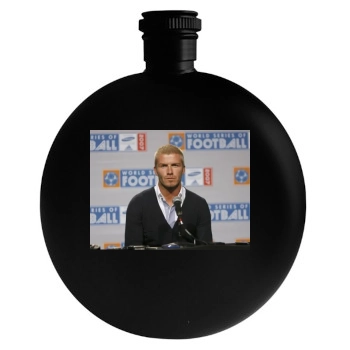 David Beckham Round Flask