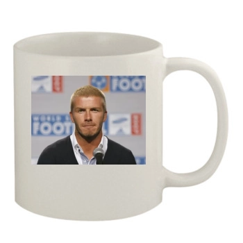 David Beckham 11oz White Mug