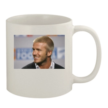 David Beckham 11oz White Mug