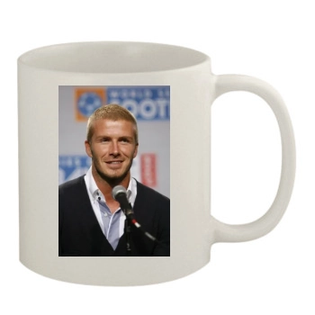 David Beckham 11oz White Mug